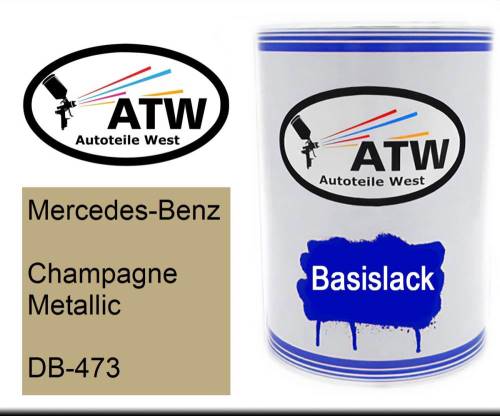 Mercedes-Benz, Champagne Metallic, DB-473: 500ml Lackdose, von ATW Autoteile West.